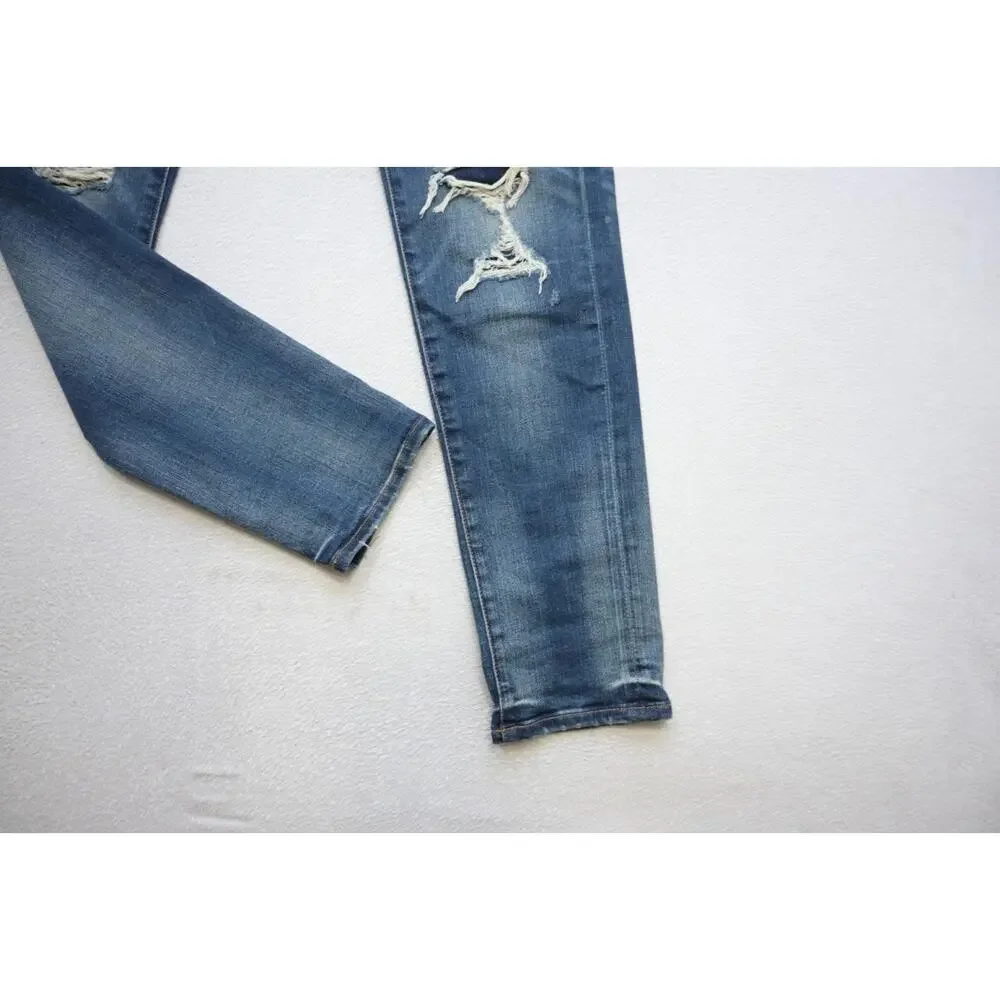 American‎ Eagle Skinny Next Level AirFlex Stretch Blue Denim Jeans Mens 30 x 32